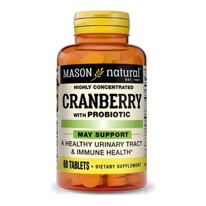 Mason Natural Canneberge et Probiotiques - Bien-être et Soutien Immunitaire - 60 Comprimés