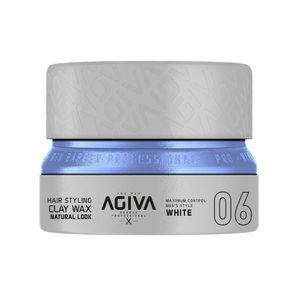 AGIVA Cire Cheveux Capillaire pour Hommes Fixation Natural Look 06 White - 155ml