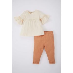 Defacto Baby Girl Crew Neck Set of 2