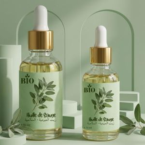 Bio Sélection Huile de sauge 50 ml + Huile de sauge 30 ml routine beauté naturelle