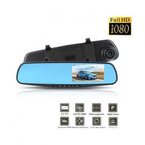 Dashcam Voiture Rétroviseur 1080P+1080P Écran Tactile 9.66 Avant