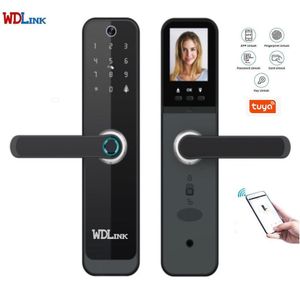 WDLINK Serrure intelligente tactile + caméra HD avec Tous accessoires (WD07PB) Serrure Intelligente Biométrique
