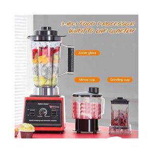 Mélangeur 3 en 1 Ultra Puissant 9500W – Grande Capacité 2,5L – Blender Multifonction pour Familles & Professionnels