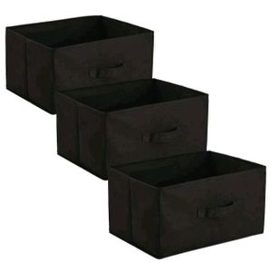 Organiseur de Rangement Pliable Multi-Usages - 41x30x21 cm - Noir