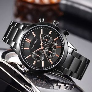 MINI FOCUS Montre homme Chronographe mouvement de quartz