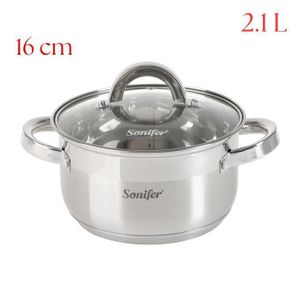 Casserole en acier inoxydable 16 cm – Allie efficacité et style en cuisine