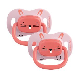Sucettes natural physio Silicone 6-18 M Bébé Confort Sweet Bunny (x2)