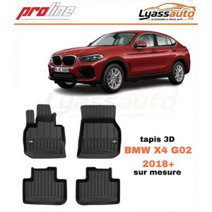 Proline Tapis De Voiture 3D Sur Mesure Pour BMW X4 G02 2018+