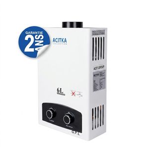 ACITKA chauffe eau à gaz automatique 6l 