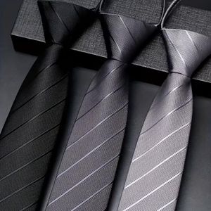 3 Cravates classiques tissées, cravates de luxe ajustable, Accessoires de costume fêtes-d'affaires formels, à la mode