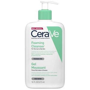 Cerave Gel Moussant Peaux Normales à Grasses 473ml – Nettoyant Visage 3 3 Céramides and Niacinamide