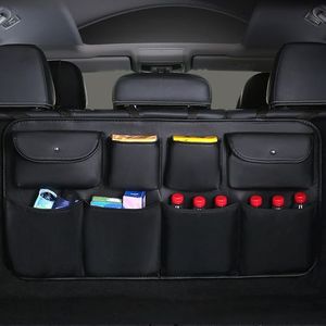 Support de sac à main de poche en filet de voiture avancé, en cuir PU,  entre les sièges de voiture, rangement multi-poches, accessoire d'intérieur  de Style de voiture - Type 11