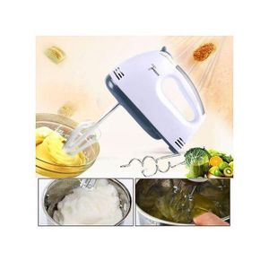 Batteur électrique à main 7 Vitesses // + 2 Fouets // + 2 Crochets