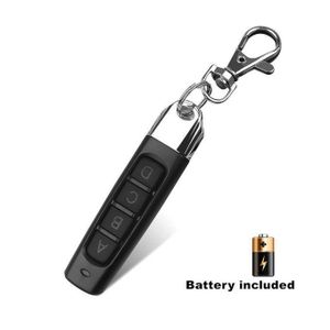 Télécommandes Universel sans fil 433 Mhz Ouvre-porte de Garage, porte électrique clé de voiture copie automatique 433MHz, télécommande, duplicateur, Code de clonage, transmetteur à 4 touchesTélécommandes Universel sans fil 433 Mhz