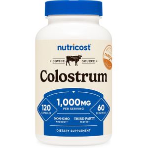 Nutricost Colostrum, 120 capsules (500 mg per capsule)