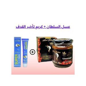 Pack - Pâte Miel Miel-Assal Renforcement + Crème Retarder L'ejaculation  150000 Pour Hommes