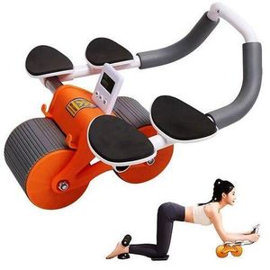 Roue Abdominale À Rebond Automatique avec minuterie, Rouleau d'exercice abdominal