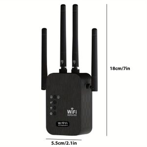 répéteur WiFi 300Mbps, extension sans fil, Booster WiFi 2.4G, amplificateur réseau double bande, Signal longue portée, routeur WiFi pour la maison