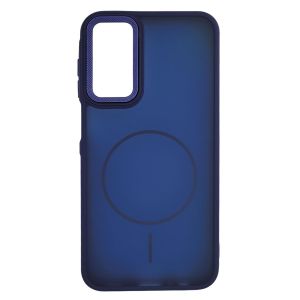 Pochette silicone pour Samsung A15 4G/5G Bleu marine Haute Qualité