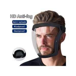 Protection complète du visage, masque Anti-gouttelette, Anti-buée, anti-éclaboussures, lunettes de tête, spatial sphérique