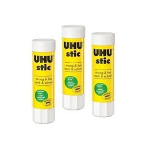 UHU Lot de 3 Bâtons de colle Stic – 21 g