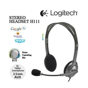 Casque Logitech 960 pour ordinateur avec microphone anti-parasite - USB  (981-000100) prix Maroc