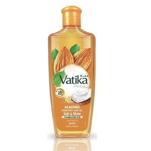 Vatika Huile capillaire enrichie en amande avec sésame et noix de coco, 200 ml