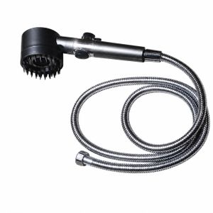Pommeau de douche haute pression à trois réglages, jet économique en eau, + flexlble 1/2  1,50 cm