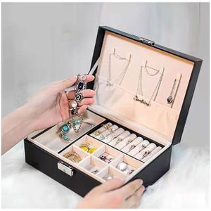 5 pièces Transparent En Plastique Boîte De Rangement De Bijoux , Portable  Organisateur Pour Anneaux , Boucles D'oreilles , Colliers ( ), Mode en  ligne