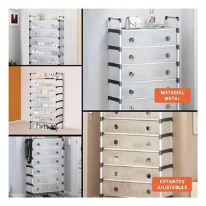 Meuble de Rangement pour Chaussures à 7 Niveaux – Étagère à Chaussures Pliable et Antipoussière,Structure Solide et Gain de Place pour Maison,Entrée ou Chambre