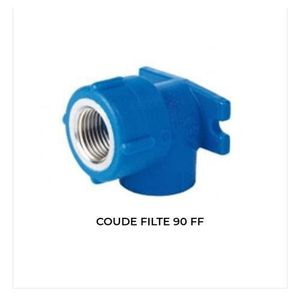 Coude femme applique  diamètre 1/2 pour pour installation ppr diamètre 20