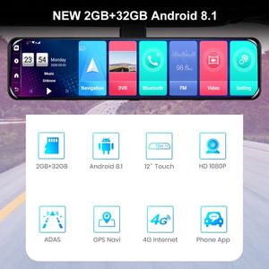 Autoradio GPS Nuova Fiat Panda 10 Pouces Android 12 Wifi 4GB USB Carplay  Voiture