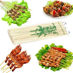 Pack de 100 Pics à Brochette en Bois Une Touche Naturelle pour Votre Barbecue 15cm