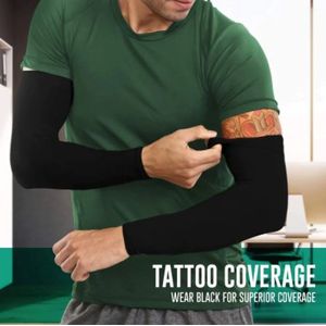 أكمام أذرع تبريد للجنسين ، زوج واحد ، حماية من الأشعة فوق البنفسجية ، للرجال ، إخفاء الأوشام