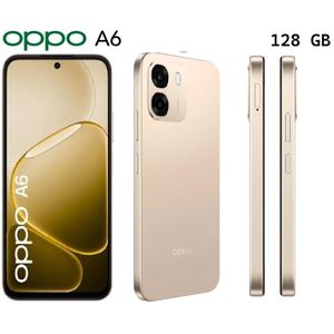 Oppo A6 (6GB+128GB) smartphone - IP69  - 7000mAh long-lasting battery+  charge rapide SUPERVOOC de 45W - 48 months of guaranteed smooth use  - Efficient VC Cooling System- Snapdragon 685 (6 nm) -Aurora Gold