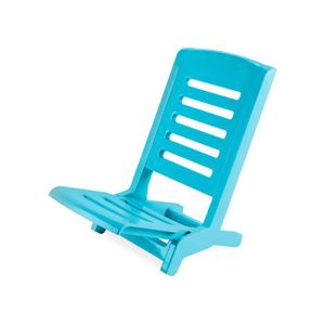 CHAISE DE PLAGE PLIABLE LIGHT BLUE