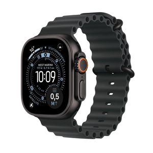 Apple Watch Ultra 3 - Cellular - 49 mm - Noir - Bracelet Ocean Noir - Neuf 