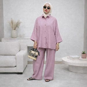 Ensemble Femme en Rose poudré– Élégance Naturelle