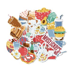 Pack de 20 stickers Nouriture HD UV