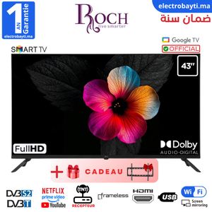 Roch تلفزيون ذكي 55 بوصة موديل 2025 - Crystal UHD U8000F 4K - HDR10 PRO - Tizen™