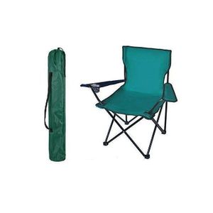 Chaise de camping vert, Fauteuil Pliante + Sac