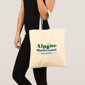 Tote Bag Montessori Tout-Tout Alpine Unique, haute qualité