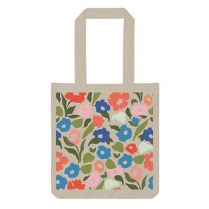 None Sac Tote Bag "Garden Vibes" - Biege