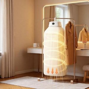 Machine Intelligente de Séchage des Vêtements, Sèche-Linge Portable Pliable, Armoire de Séchage Électrique, Séchoir Chauffant pour Maison et Voyage