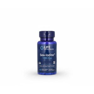 Now Sea-Iodine Forte 1000 mcg - Complément d'Iode Marin Bioactif pour la Thyroïde et le Métabolisme - 60 Capsules