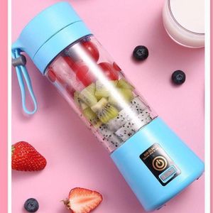 Machine Rechargeable portative de jus de mélangeur de mélangeur de presse-fruits électrique d'usb, mini mixeur vert bleu mouve noir
