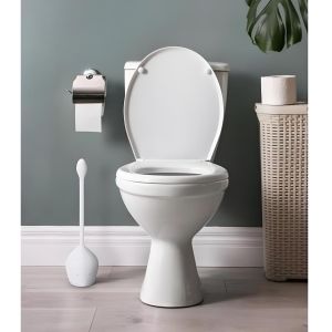 Brosse WC - Lotus Blanc - Nettoyage Efficace - Blanc