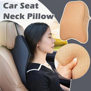 Coussin de cou d'appui-tête, oreiller de soutien de dos en mousse à mémoire  de forme orthopédique pour voiture, maison