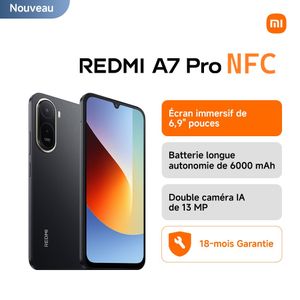 XIAOMI Redmi A7 Pro 4G NFC 6.9" – 128Gb - 4GB up to 8GB RAM - 6000mAH - Black