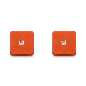 Boîte de dérivation - Plastique - Étanche - Orange 160x160x65mm